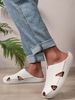 Men's Youth Mules New Spring And Summer Retro Slip-On Casual Loafers Waterproof Ultra-Soft Eva One-Piece Upper Half-Slip Flat Slippers_vogvips.com
