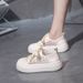 Mesh Breathable Small White Shoes Women's Shoes, New Versatile And Slimming Sponge Cake Casual Thick Board Shoe Trend_vogvips.com