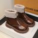 Girls' 2025 Winter New Style Children's Padded And Warm Cotton Boots, Fashionable Soft-soled Princess Boots For Girls_vogvips.com