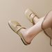 993-12 French-style Flat Slip-on Lazy Mules Women, Mary Jane Sandals For Outdoor Wear_vogvips.com