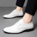 Men's Shoes Men's Pointed Formal Leather Shoes, Wedding Shoes Men's E-commerce_vogvips.com