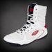 New Gym Training Wrestling Shoes Breathable Fighting Sneakers Boxing Shoes All Black Men's Boxing Boots High Top_vogvips.com