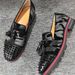 Large Size Men's Leather Shoes Brogue Business Korean Style Casual British Carved Hairstylist Trendy Lace-up Rivet_vogvips.com