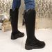 Women's High Top Riding Boots Winter Style with Back Zipper Tassel mid Heel New Available_vogvips.com