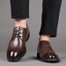 Spring Autumn New Fashionable Simple Genuine Leather Versatile, Busins Trendy Casual Men's Sho, Work And Wedding_vogvips.com