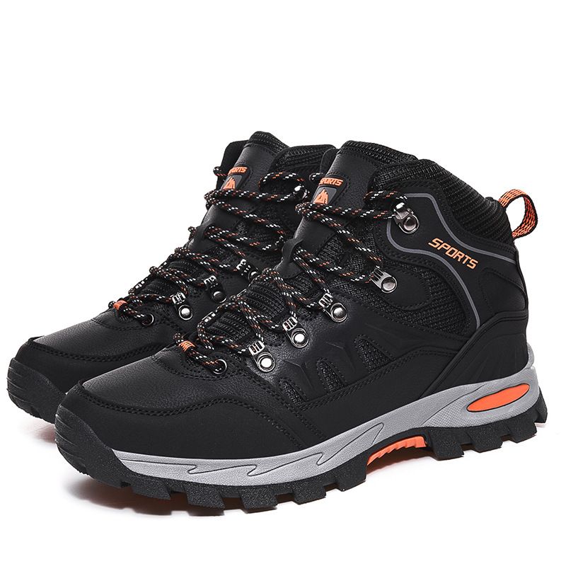 2025 Outdoor High Top Mountaineering For Men's Couples, Large Hiking Shoes_vogvips.com