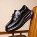Spring Air Cushioned Genuine Business Casual Leather Shoes, Men's British Thick Soled Shoes With Increased_vogvips.com