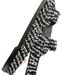 Little New Style Magic Tape Black And White Striped Summer New Round Open Toe Casual Versatile Thick Sole Roman_vogvips.com