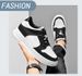 Breathable Invisible Inner Height Increase Men's Shoes Soft Baseplate Shoes Men's Casual Breathable Small Black And White Red Shoes_vogvips.com