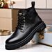 European Warm Series Martin Mid-Top Plush Warm High-Top Men's Shoes Autumn Winter Genuine Leather Thick Sole Two-Layer Cowhide Boots_vogvips.com
