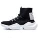 Cross-Border High-Top Sneakers Lightweight Thick-Soled Large Size Men Black Breathable New Summer Flat Heel Sports_vogvips.com