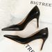 BIGTREE Shoes Women 7.5 Cm Heels Pu Leather Woman Pumps Occupation OL Office Shoes Stilettos Pointed Kitten Heels Ladies Shoes_vogvips.com