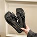 Women's Flat Summer, New French-style Fairy Sandals, Fashionable And Comfortable For Outdoor Wear, With Bowknot Design,_vogvips.com