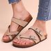 Kidmi New Fashion Women's Summer Cork Clogs Sandals Classic Women Mules Soft Suede Beach Slides With Adjustable Buckle_vogvips.com