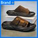 Men Sandals Comfortable Soft Elastic Flat Bottom Outdoor Walking Casual 2026 New Summer Open Toed Breathable Beach Shoes_vogvips.com
