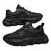 New casual black sports shoes for men running height daddy shoes_vogvips.com