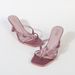Elegant Heart Buckle Strap Kitten Heel Sandals - Square Toe Satin Summer Slides For Women (Black/Silver/Pink)_vogvips.com