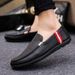 Men’s Shoes Men's New Style Toe Shoes Lightweight Breathable Men's Casual All Match Small Leather Shoes Driving Slip On Lazy Shoes Men_vogvips.com