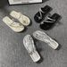 French-style Solid Color Women's Summer Slippers For Wear, 2026 Niche Design Fashion Shoes, Stylish Outdoor Sandals To_vogvips.com