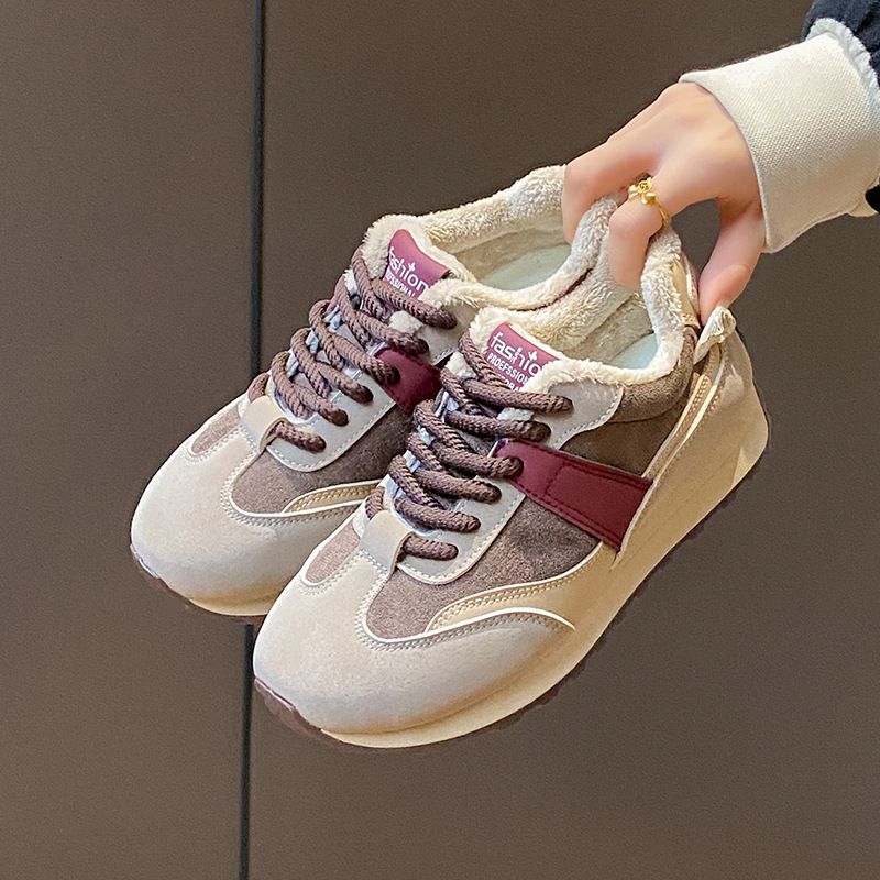 Fleece Forrest Gump Shoes Female Students Running Sports To Keep Warm And Casual_vogvips.com