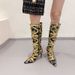 2025 New Top For Women, Trendy Water Ethnic Style, Pointed Stiletto High Heels With Diamond Inlaid Fashion Boots_vogvips.com