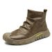 Suitable For All Seasons High-top Men's Autumn 2025 Trendy Shoes Martin Work Personality Leather Student Boots_vogvips.com