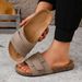 Men's One-Strap Sandals: Waterproof, Anti-Slip, Thick-Soled, Wear-Resistant, Soft-Soled, Comfortable, Everyday Slip-On Sandals._vogvips.com