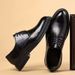 Spring And Autumn New Men's Shoes, Soft Leather Business Casual, Breathable, Youth Formal Wear, Lightweight, Durable,_vogvips.com