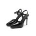 MTX 1088-15 Waterproof Platform Single Shoes 2025 Wom's Summer New Thin Heels Hollow Pointed Toe High Heel Sandals For_vogvips.com