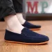 Variety Of Color Canvas Peas Trendy Lazy Casual Large Size 38-45 Driver Men's Vulcanized Shoes Men Sneakers_vogvips.com