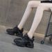 Dad Sneakers For Women 2025 New Air Cushion Thick Sole Height Increasing Sports Casual Women's Functional Dance Shoes_vogvips.com