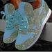 New Women Athletic Shoes Sequins Plus Size Bling Sneakers Outdoor Flat Heel Round Toe Sport Casual Walking Shoes C0130_vogvips.com