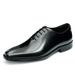British bright leather shoes men's formal business cowhide leather inside one piece Men's Oxford shoes_vogvips.com