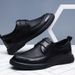 TerraStride Autumn Winter Cotton 2025 Thick Sole Warm Soft Surface Business Casual Leather Men's Work Shoes Fleece Lined Style_vogvips.com