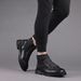 Thick-fur-lined Warm Men's Leather Slip-on Boots With Anti-slip And Wear-resistant Properties, Casual Shoes, Wool Insulation For Warmth._vogvips.com