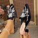 Baotou Embroidered Sandals For Women - 26 Summer New Design - Pointed-Toe Half-Length Slippers_vogvips.com