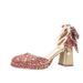 Women's Bridal Mary Jane Pumps - Chunky Heel Wedding Shoes With Pearl & Bow Decor, Square Toe & Ankle Strap_vogvips.com