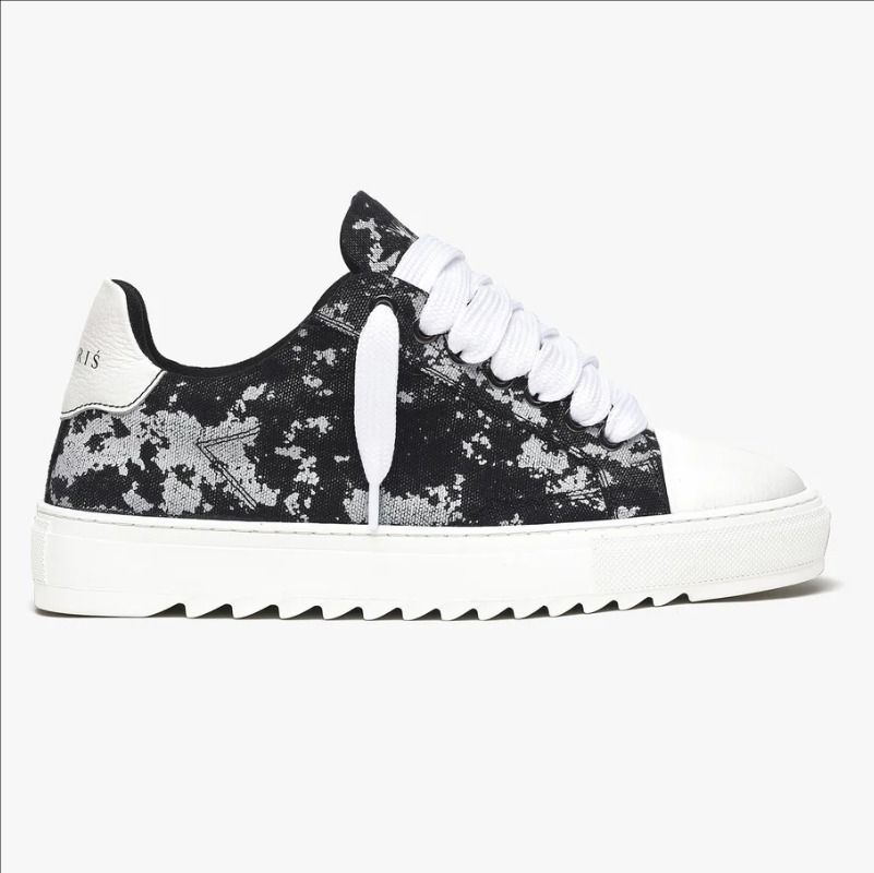 Numeris Shoes, Black Rhinestone Casual Shoes, Sneakers, Niche Luxury Style, Everyday Streetwear_vogvips.com
