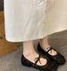 Chinese Bow Low Heel Mesh Breathable Single For Women Early Spring New Ballet Style Fairy Mary Jane Shoes_vogvips.com