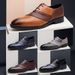 Suitable For All Seasons Autumn New Large Size Men's British Business Formal Leather Korean Version Youth Versatile Casual Hairdresser Shoes_vogvips.com