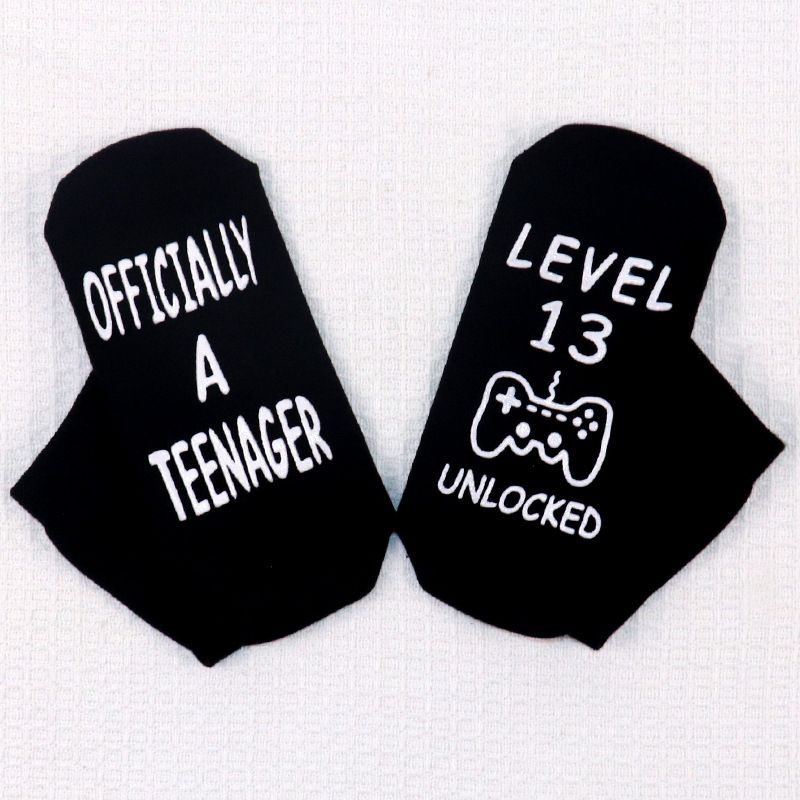 Game socks mid-tube socks casual sports cotton socks sole letter non-slip adhesive socks_vogvips.com