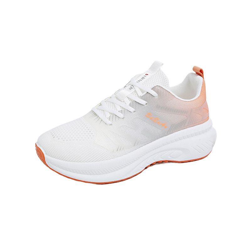 Flying Woven Shoes Sports Women's Mesh Breathable Student Casual Shoes Platform Running_vogvips.com