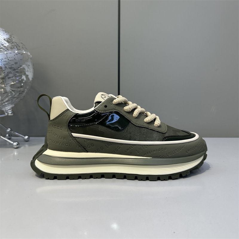 Men's Breathable Light Casual Thick High Elastic Wear Sports Soft Soles Running Shoes_vogvips.com