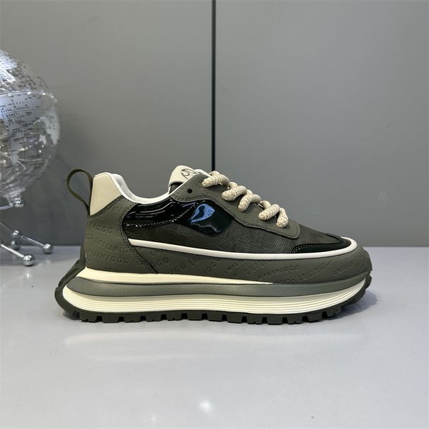 Men's Breathable Light Casual Thick High Elastic Wear Sports Soft Soles Running Shoes_vogvips.com