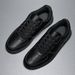 Outdoor Casual Breathable Men'S Sports Shoes,Simple Solid Color Couple Sneakers,Fashionable Soft Pu Upper, Non-Slip Rubber Thick Sole,Size 36-48_vogvips.com