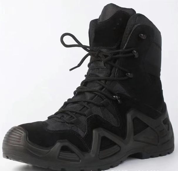 Hiking Shoes Ultra Light Combat Boots Men's Genuine Leather High Top Outdoor Non Slip Wear Resistant Breathable Hiking Desert Tactical Boots_vogvips.com