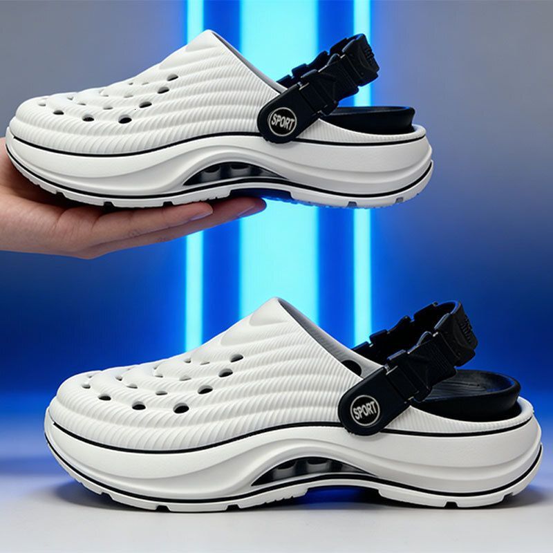 EVA For Women Summer Non Slip Couple's Slippers Thick Soled Dual Use Outdoor Sports Sandals_vogvips.com