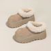 Thick-Soled Height-Increasing Snow Boots Closed-Toe Half Slippers For Women Outdoor Wear 2025 New Winter_vogvips.com
