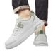 Pull-back Sneakers 2025 New Autumn Men's Shoes Slip-on No-lace Soft Sole Non-slip Sports Casual White Shoes M_vogvips.com