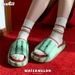 XIXITIAO Summer Cute Platform Slippers For Women Fashion Cartoon Watermelon EVA Soft Indoor Outdoor Anti-slip Sandals_vogvips.com